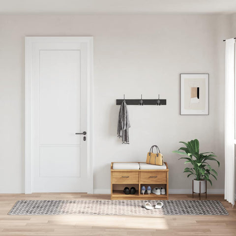 Tappeto Lavabile 80x300 cm Multicolore Antiscivolo