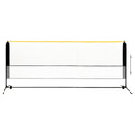 Rete da Badminton Regolabile 400x103x94-158 cm in Metallo