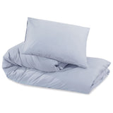 Set Copripiumino Grigio 200x220 cm in Microfibra Leggera