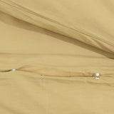 Set Copripiumino Tortora 135x200 cm in Microfibra Leggera