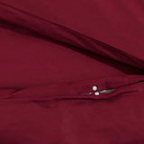 Set Copripiumino Bordeaux 240x220 cm in Microfibra Leggera