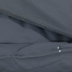 Set Copripiumino Antracite 140x200 cm in Cotone