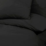 Set Copripiumino Nero 260x240 cm in Cotone