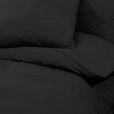 Set Copripiumino Nero 135x200 cm in Cotone
