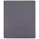 Lenzuolo con Angoli Jersey Antracite 140x200 cm Cotone