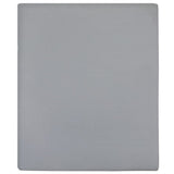 Lenzuolo con Angoli Jersey Grigio 160x200 cm Cotone