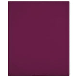 Lenzuola con Angoli Jersey 2pz Bordò 140x200 cm Cotone
