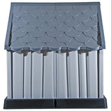 Cuccia per Cani Grigia 92x87x91 cm in Plastica