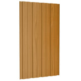 Pannello per tetto 12 pcs Naturale 80 x 45 cm Acciaio zincato