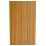 Pannello per tetto 12 pcs Naturale 80 x 45 cm Acciaio zincato