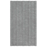 Pannello per tetto 36 pcs Argento 80 x 45 cm Acciaio zincato