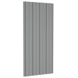 Pannello per tetto 36 pcs Grigio 100 x 45 cm Acciaio zincato
