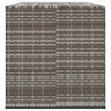 Contenitore da Giardino in Rattan PE 291x100,5x104 cm Grigio