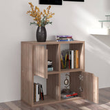 Libreria Grigio Rovere Sonoma 60x27,5x59,5cm Legno truciolato