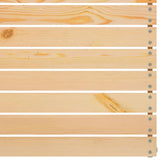 Set Divani da Giardino 4 pz in Legno Massello di Pino