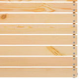 Set Divani da Giardino 8 pz in Legno Massello di Pino
