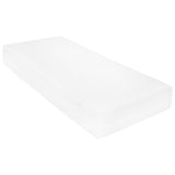 Divano Letto con Materasso 90x200 cm Grigio in Legno di Pino
