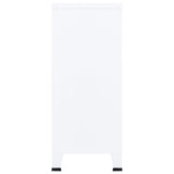 Armadio Classificatore Industriale Bianco 90x40x100 cm Acciaio