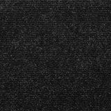 Tappetini Autoadesivi per Scale 15 pz 65x22,5x3,5 cm Antracite