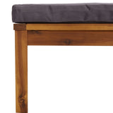 Set Divani da Giardino 11 pz con Cuscini in Massello di Acacia