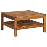 Set Divani da Giardino 11 pz con Cuscini in Massello di Acacia