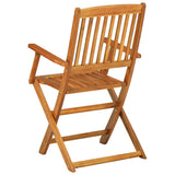 Set da Pranzo da Giardino 11 pz 220x90x75 cm Massello di Acacia