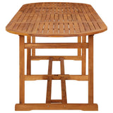 Set da Pranzo da Giardino 13 pz 280x90x75 cm Massello di Acacia