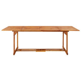 Set da Pranzo da Giardino 11 pz 220x90x75 cm Massello di Acacia