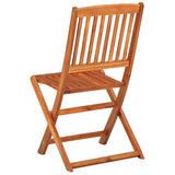 Set da Pranzo da Giardino 11 pz 220x90x75 cm Massello di Acacia