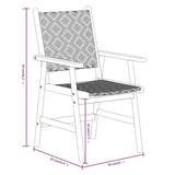 Set Mobili da Pranzo per Giardino 5 pz Legno Massello di Acacia