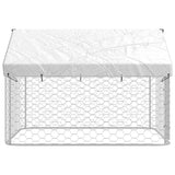 Gabbia per Cani da Esterno con Tetto 200x200x150 cm