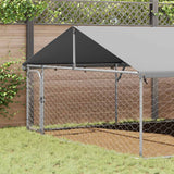 Gabbia per Cani da Esterno con Tetto 600x300x150 cm
