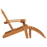Sedia da Giardino Adirondack con Poggiapiedi Massello di Acacia