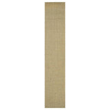 Tappeto in Sisal Naturale 66x350 cm Verde