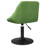 Sedia da Pranzo Verde Chiaro in Velluto