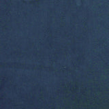Sgabello Rotondo Blu in Velluto