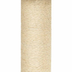 Albero per Gatti con Tiragraffi in Sisal Grigio Chiaro 155 cm