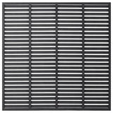 Recinzione a Persiana in WPC 180x180 cm Grigia