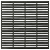 Recinzione a Persiana in WPC 180x180 cm Grigio Scuro