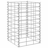 Fioriere Rialzate a Gabbione 3 pz 30x30x50 cm in Ferro