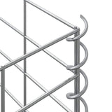 Fioriere Rialzate a Gabbione 3 pz 30x30x50 cm in Ferro