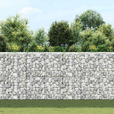 Fioriere Rialzate a Gabbione 3 pz 30x30x100 cm in Ferro