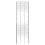 Fioriere Rialzate a Gabbione 3 pz 30x30x100 cm in Ferro