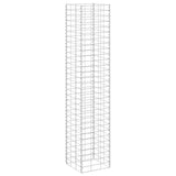 Fioriere Rialzate a Gabbione 3 pz 30x30x150 cm in Ferro