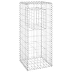Cesto a Gabbione a Torre 40x40x100 cm in Ferro
