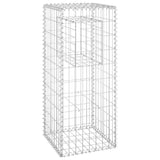 Cesto a Gabbione a Torre 40x40x100 cm in Ferro