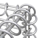 Cesti a Gabbione a Torre 2 pz 40x40x140 cm in Ferro