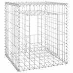 Cesto a Gabbione a Torre 50x50x60 cm in Ferro