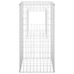 Cesto a Gabbione a Torre 50x50x100 cm in Ferro