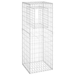 Cesti a Gabbione a Torre 2 pz 50x50x140 cm in Ferro